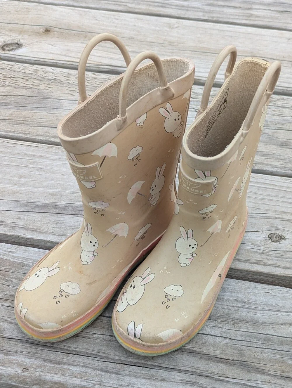 RAINANGEL Girl Bunny Rainboots